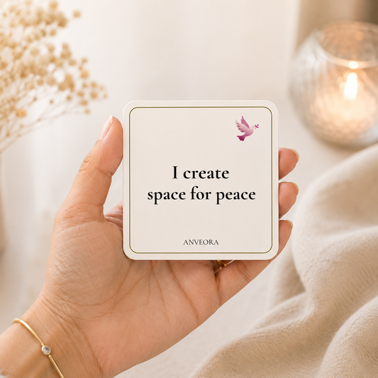 I create space for peace
