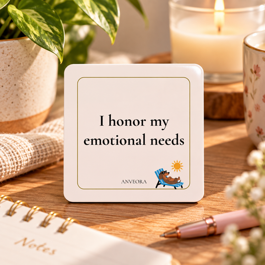 I honor my emotional needs
