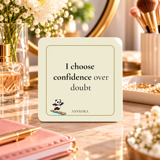 I choose confidence over doubt
